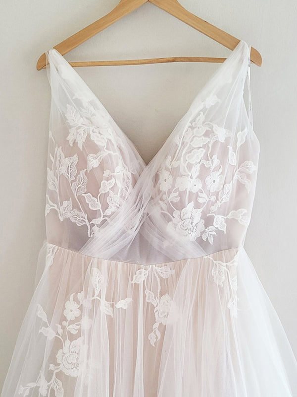 Sheer Gown 7126CR by Stella York
